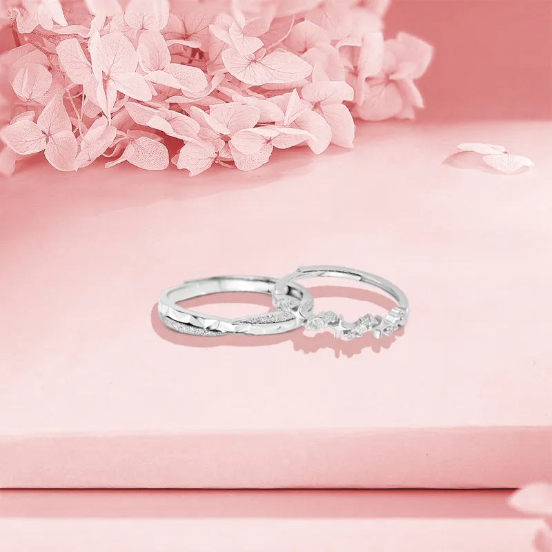BLANK IN BLANK Sterling Silver Rings Unisex-4