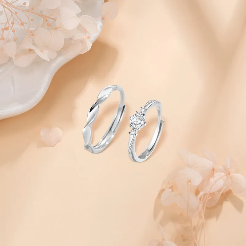 BLANK IN BLANK Sterling Silver Rings Unisex Date Snake Year Ornament Box-2