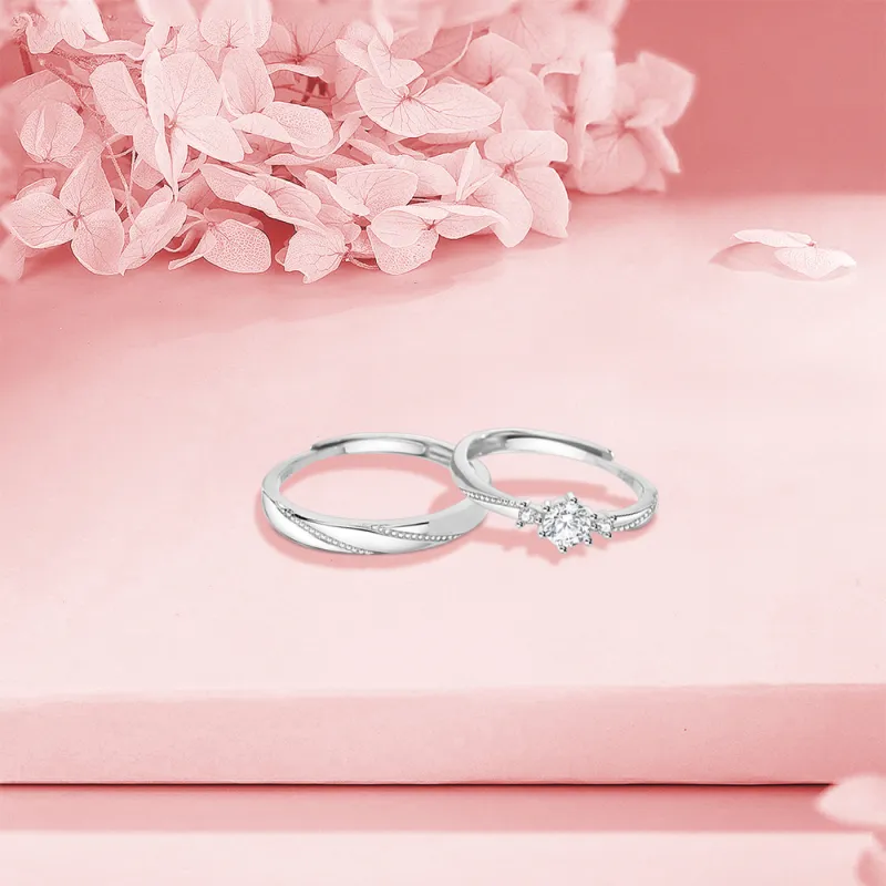 BLANK IN BLANK Sterling Silver Rings Unisex Box-3