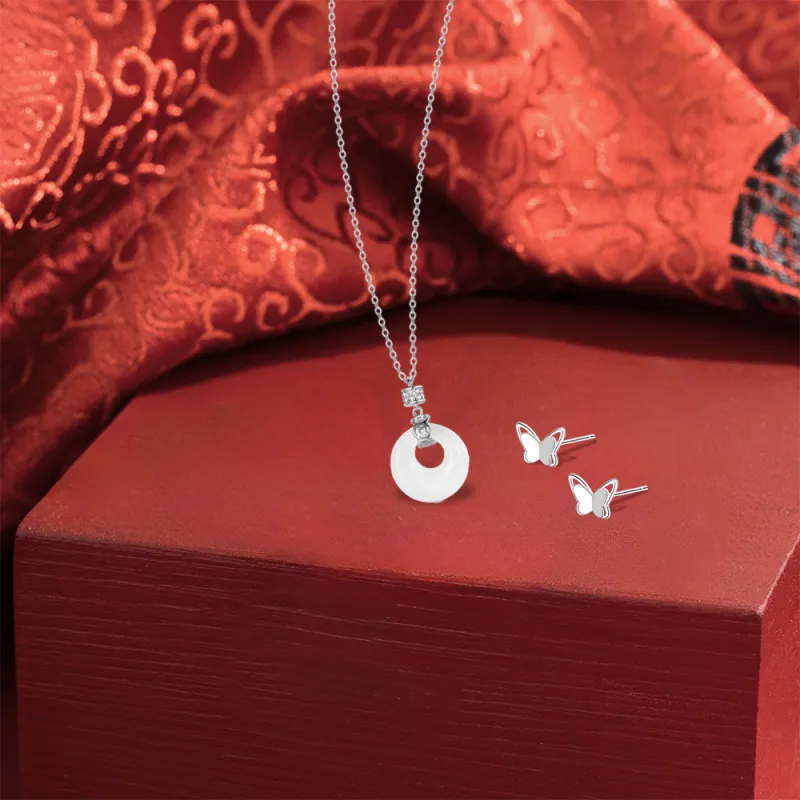 BLANK IN BLANK Zircon Necklaces Women's Bestie Girlfriend Couple Birthday Gift Girl-1