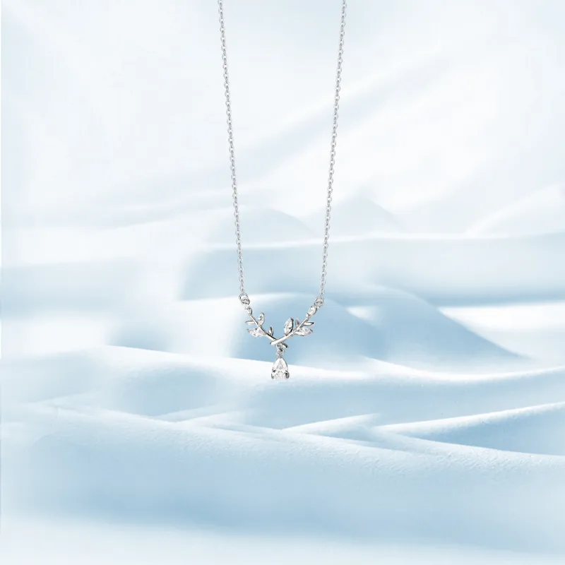 BLANK IN BLANK Sterling Silver Necklaces Women's Bestie Girlfriend Couple Birthday Gift Girl-1