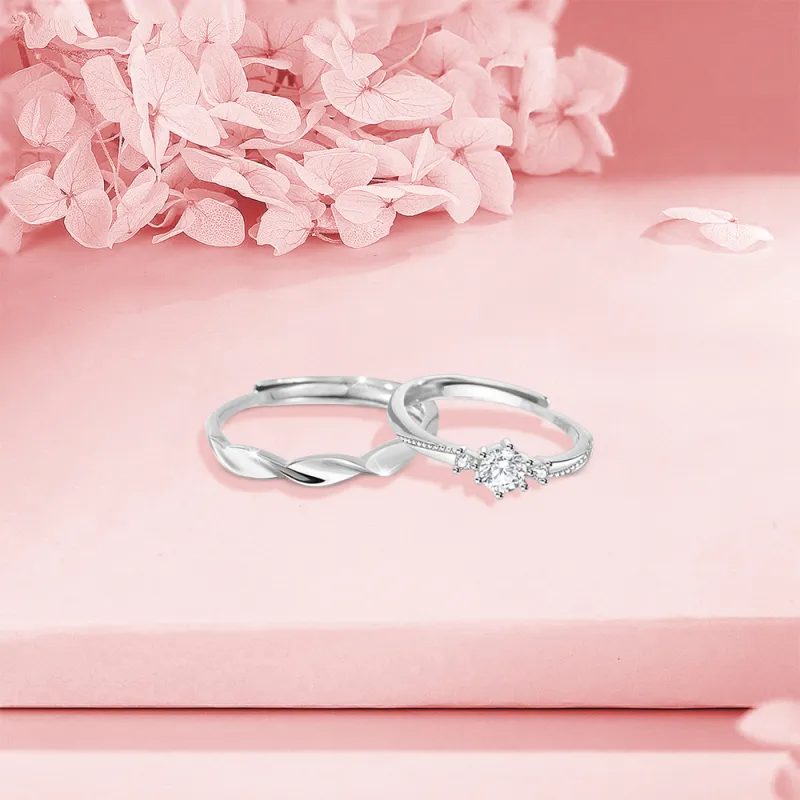 BLANK IN BLANK Sterling Silver Rings Unisex Date Snake Year Ornament Box-3