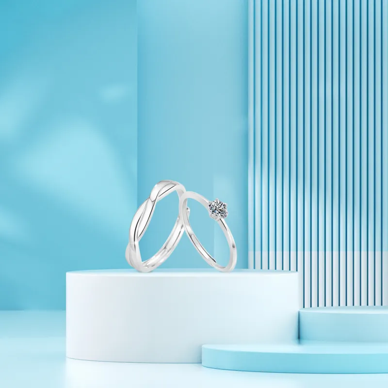 BLANK IN BLANK Sterling Silver Rings Unisex Birthday Confession To Girlfriend-2