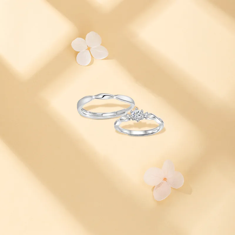BLANK IN BLANK Sterling Silver Rings Unisex Date Snake Year Ornament Box-2
