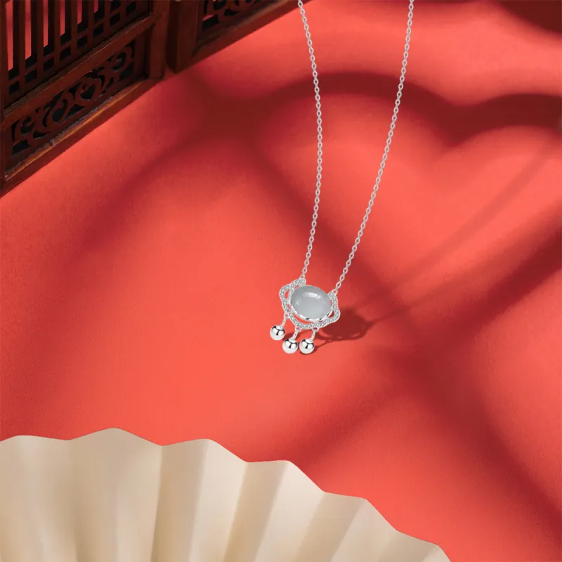 BLANK IN BLANK Chalcedony Jade Necklaces Women's-3