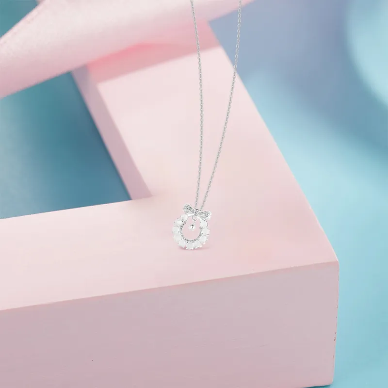 BLANK IN BLANK Zircon Necklaces Women's Bestie Birthday Girlfriend Couple Box-3