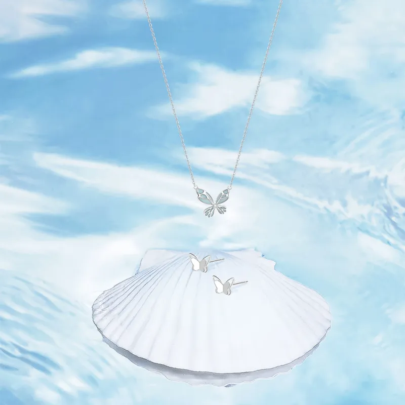 BLANK IN BLANK Zircon Necklaces Women's Bestie Girlfriend Couple Birthday Gift Girl Box-4