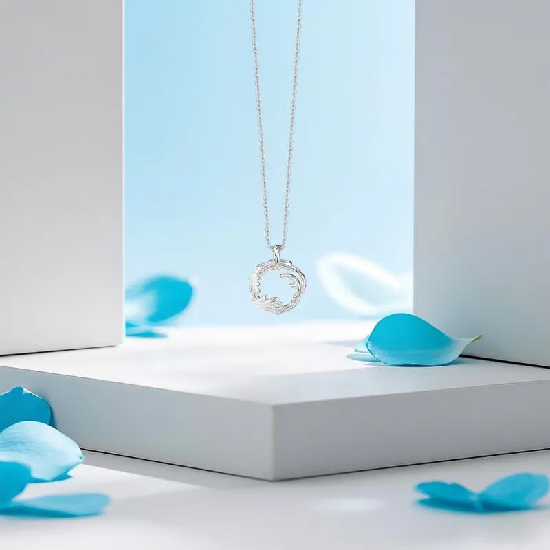 BLANK IN BLANK Zircon Necklaces Unisex-2
