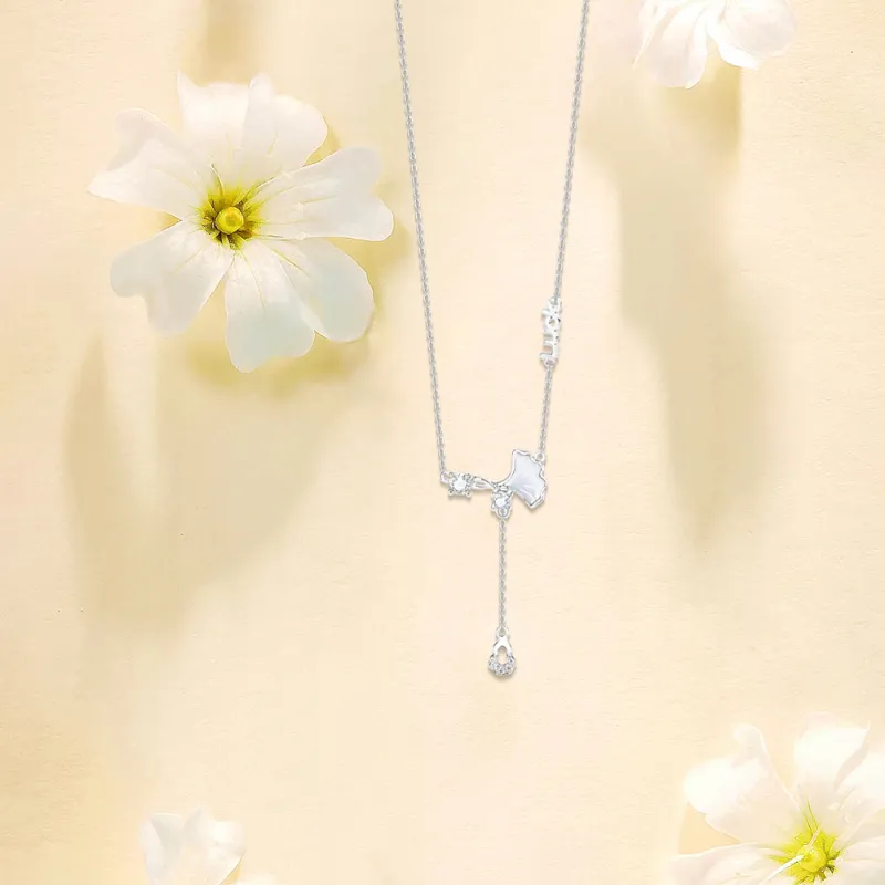 BLANK IN BLANK Zircon Necklaces Women's Bestie Girlfriend Couple Birthday Girl-2
