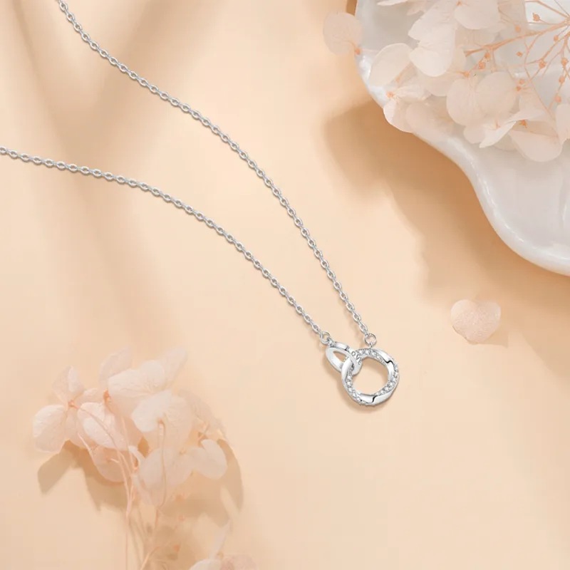 BLANK IN BLANK Sterling Silver Necklaces Women's Birthday Bestie Couple Gift For Girl-2