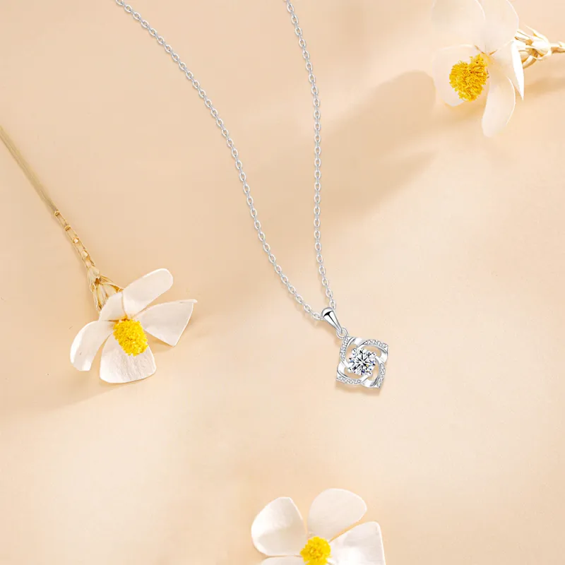 BLANK IN BLANK Sterling Silver Necklaces Women's Birthday Bestie Couple Gift For Girl-1