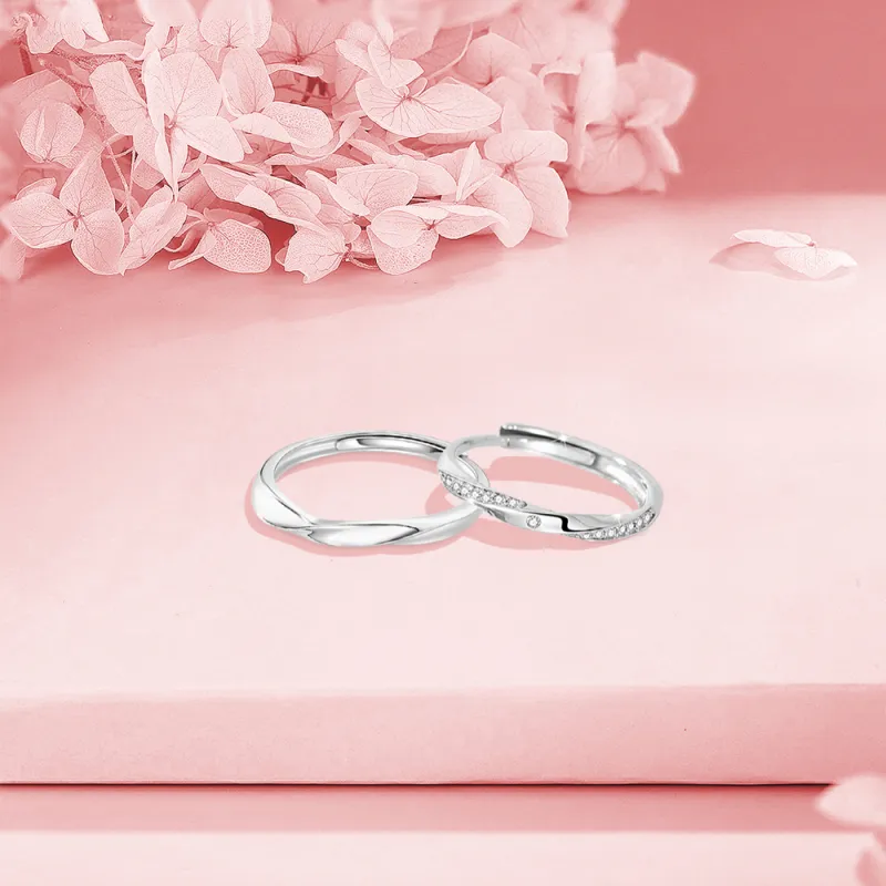 BLANK IN BLANK 999 Fine Silver Rings Unisex-3