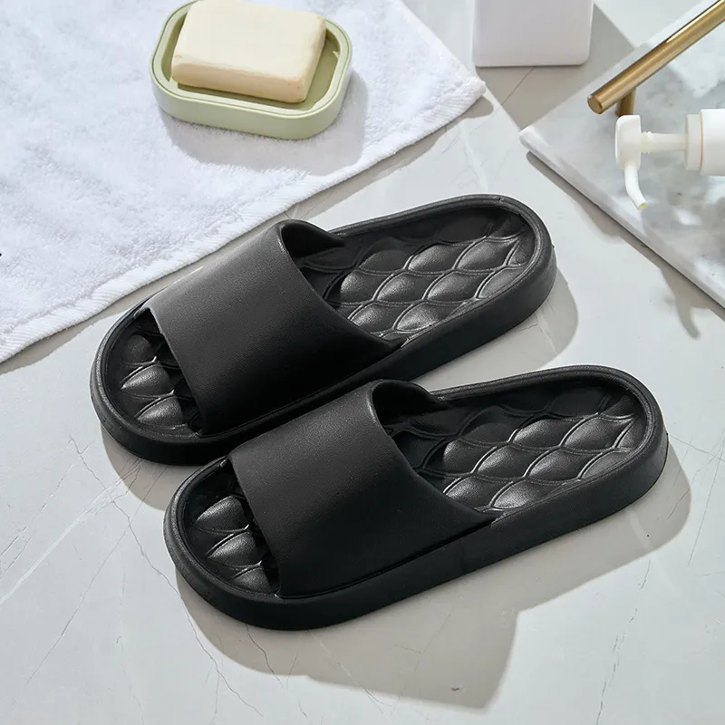 Beerus Summer Indoor Guest Home Slip Resistant Soft Sole Bathroom Couple Breathable Slippers-9