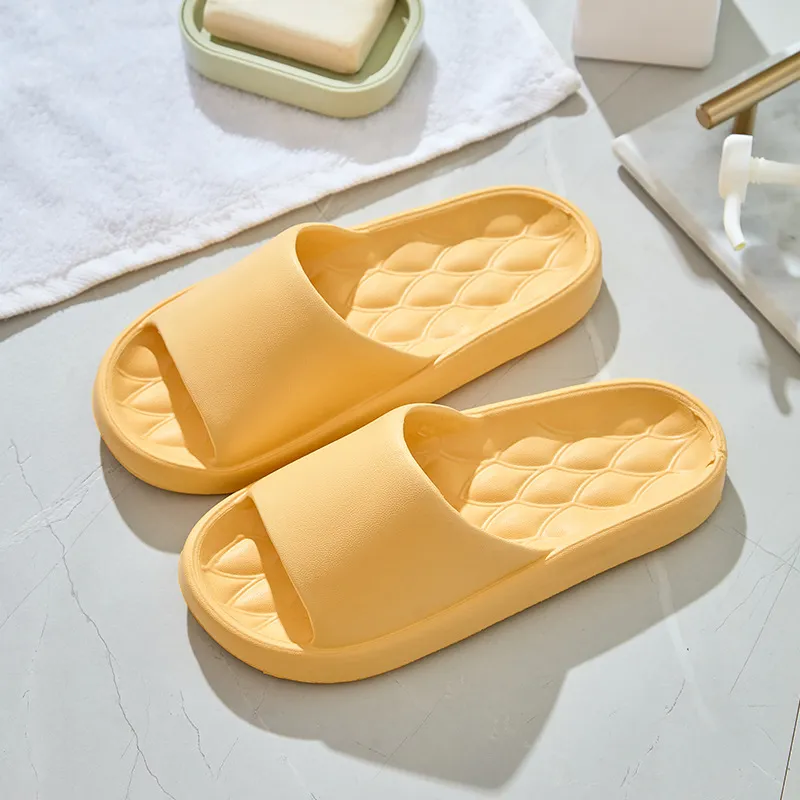 Beerus Summer Indoor Guest Home Slip Resistant Soft Sole Bathroom Couple Breathable Slippers-3