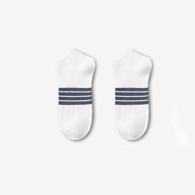 Beerus Ankle Socks Men's 5 Pack Vintage Four Stripe-8