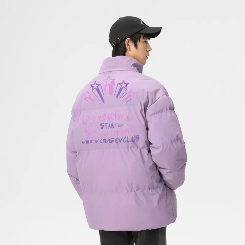 VniVerseVClub Puffer Jacket Coat Unisex-22