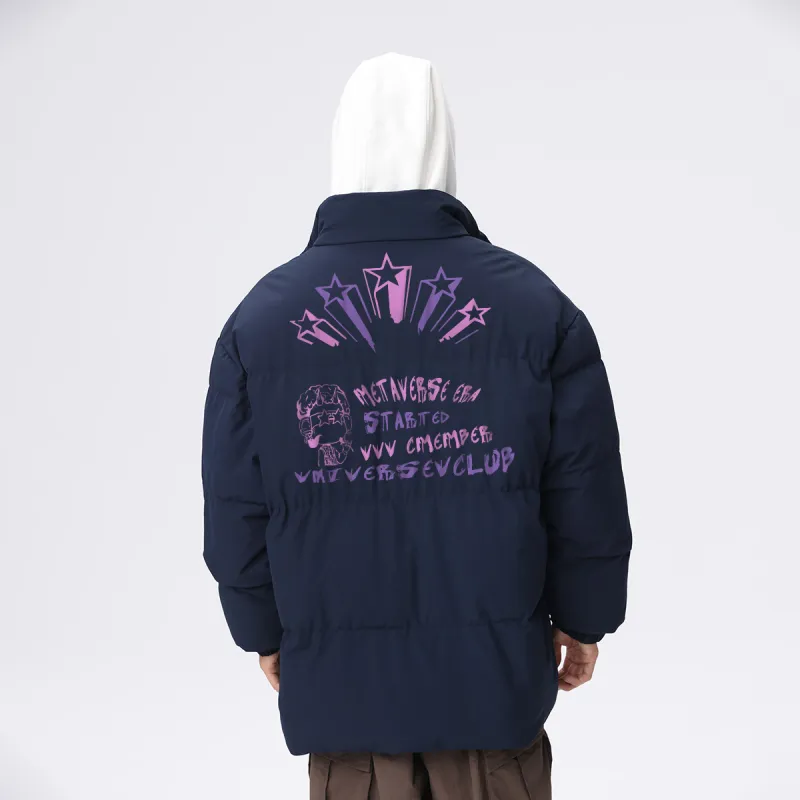VniVerseVClub Puffer Jacket Coat Unisex-17