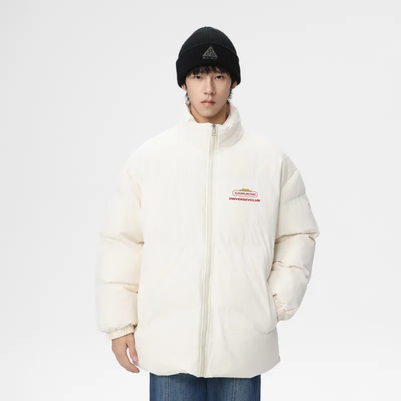 VniVerseVClub Puffer Jacket Unisex White-4