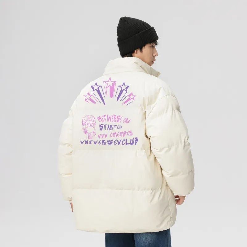 VniVerseVClub Puffer Jacket Coat Unisex-7