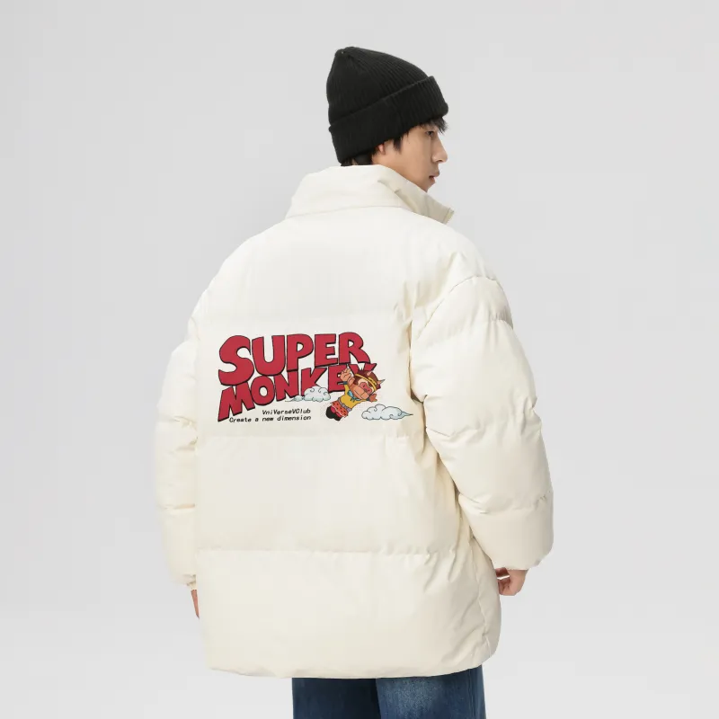 VniVerseVClub Puffer Jacket Unisex White-2