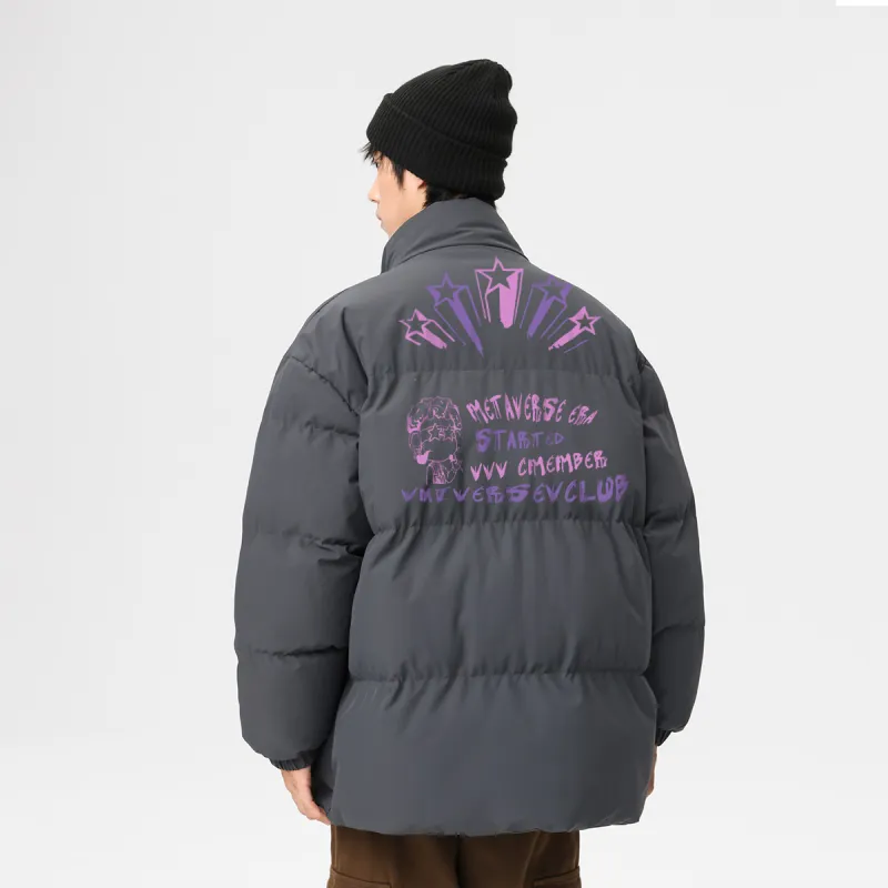 VniVerseVClub Puffer Jacket Coat Unisex-12