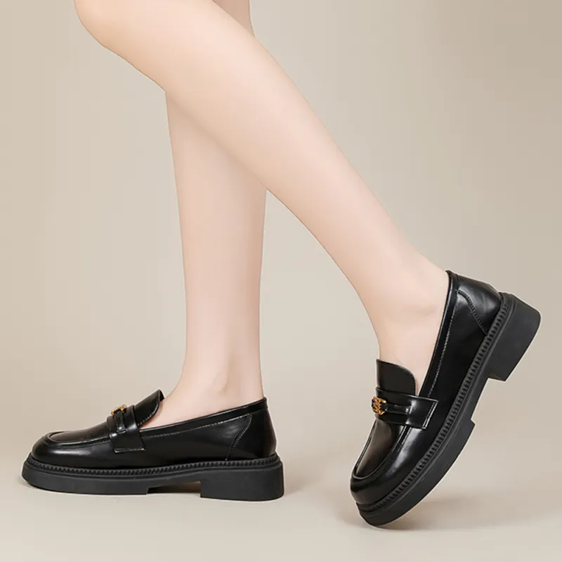 DAPHNE Loafers Women's Brown/Black-10