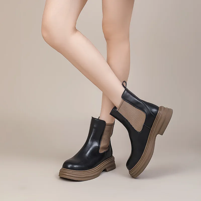 DAPHNE Short Chelsea Boots 4.5cm Women's-5