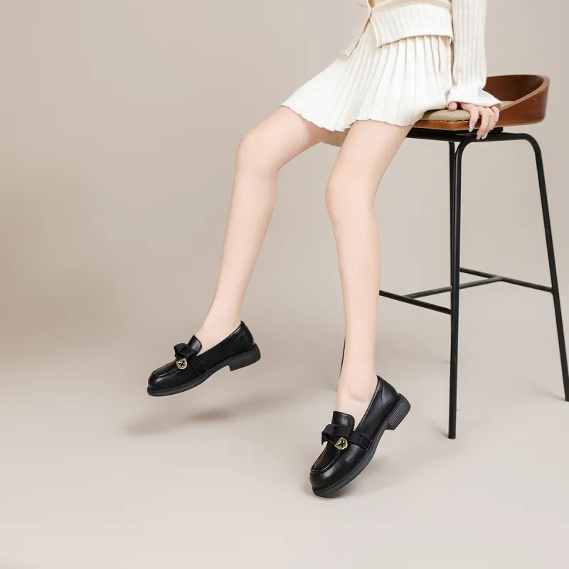 DAPHNE Loafers Women's Black/Beige-5