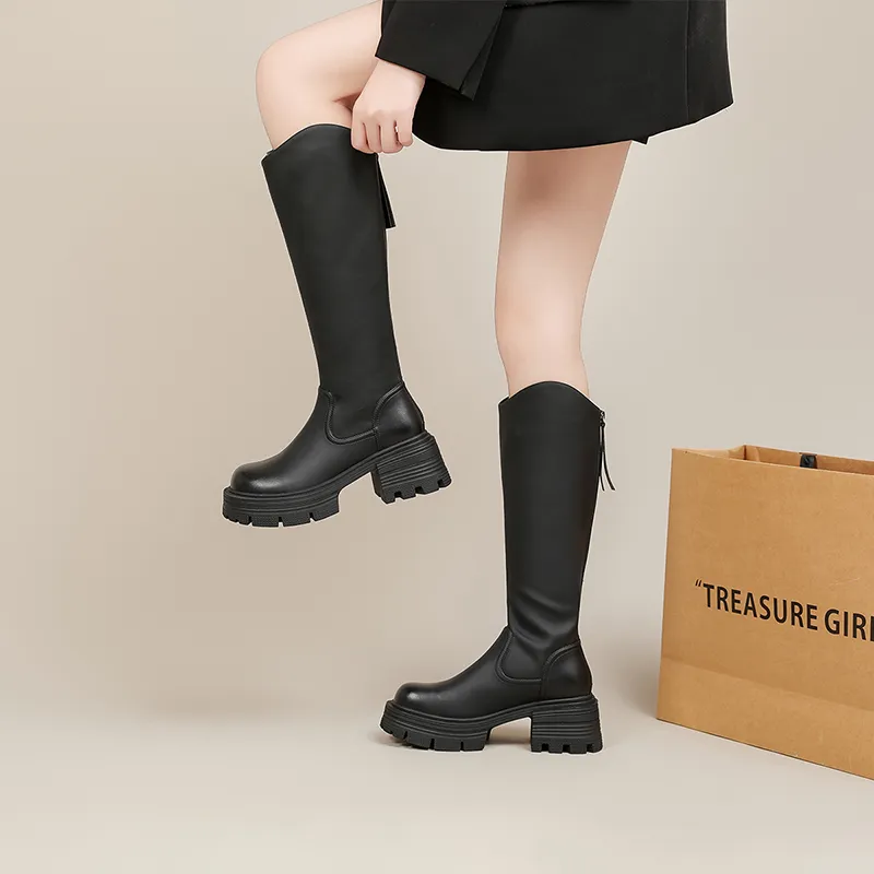 DAPHNE Knee high Boots 5.5cm Women's-12