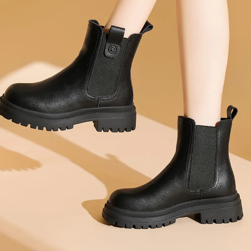 DAPHNE Short Chelsea Boots 5cm Women's-4