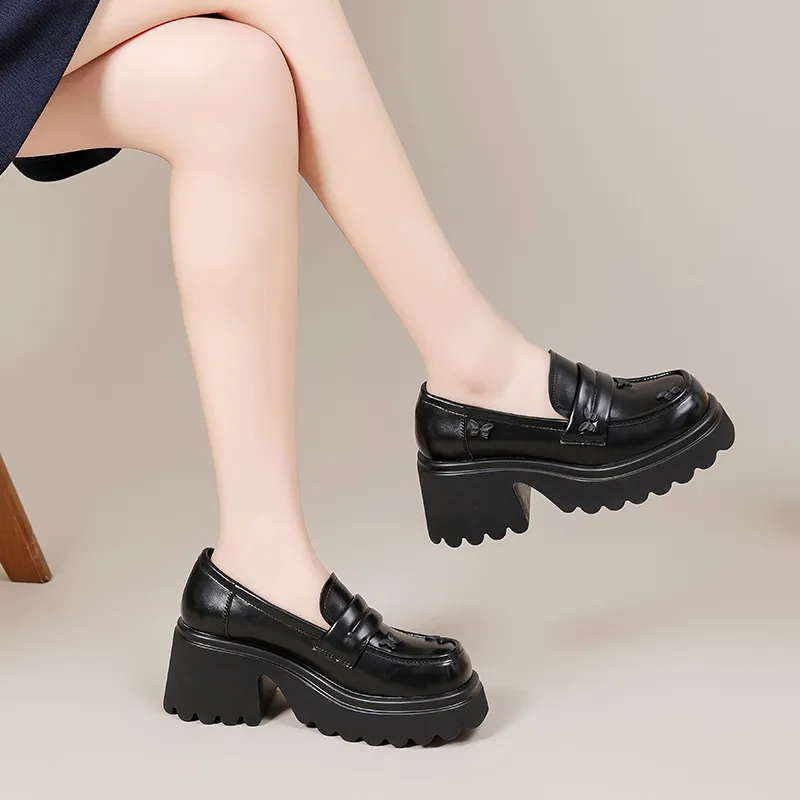 DAPHNE Loafers Women's Black-5