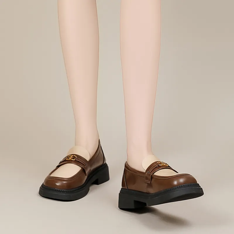 DAPHNE Loafers Women's Brown/Black-5