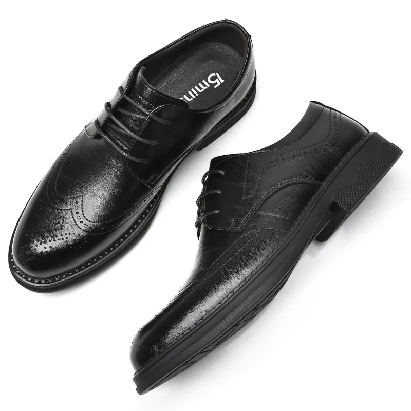 15 MINS Dress Shoes Men's Black-3