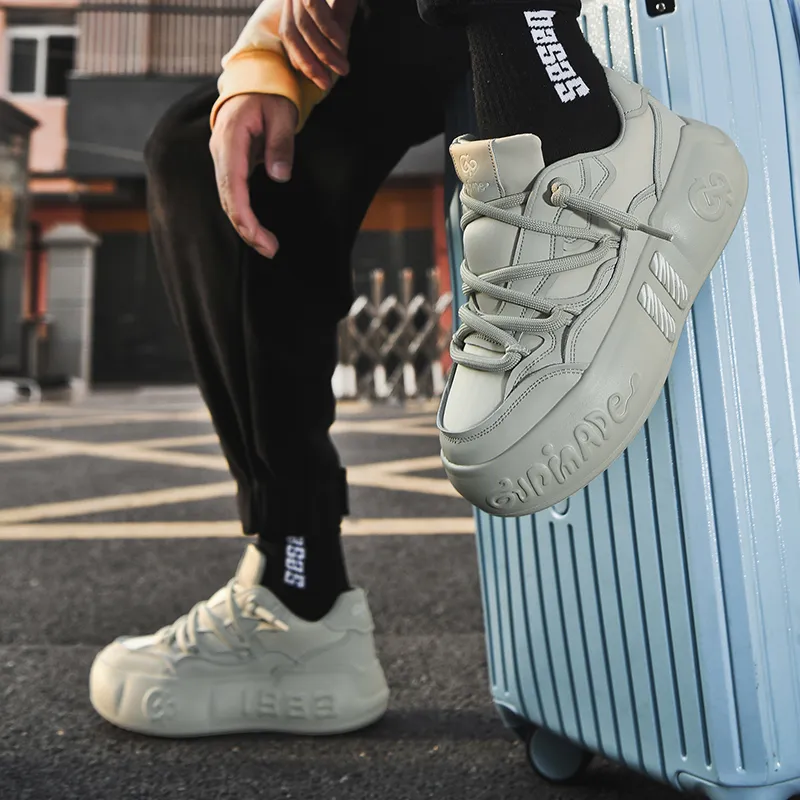 Isolated manufacturing Casual Shoes Unisex Low Top Black Warrior/Antique White/Walnut Apricot-17