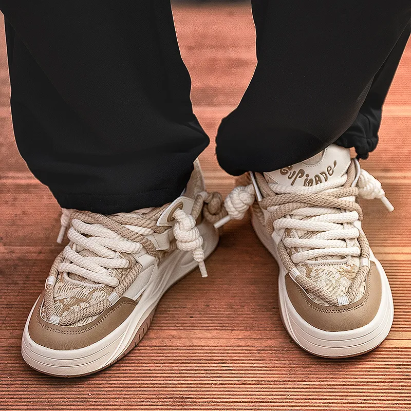 Isolated Manufacturing Coverage Wear-Resistant Slip-Resistant Low-Top Skateboard Shoes Unisex-14