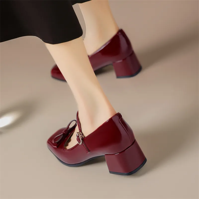 JOSINY High Heels Women's Black/Red/Ecru-2