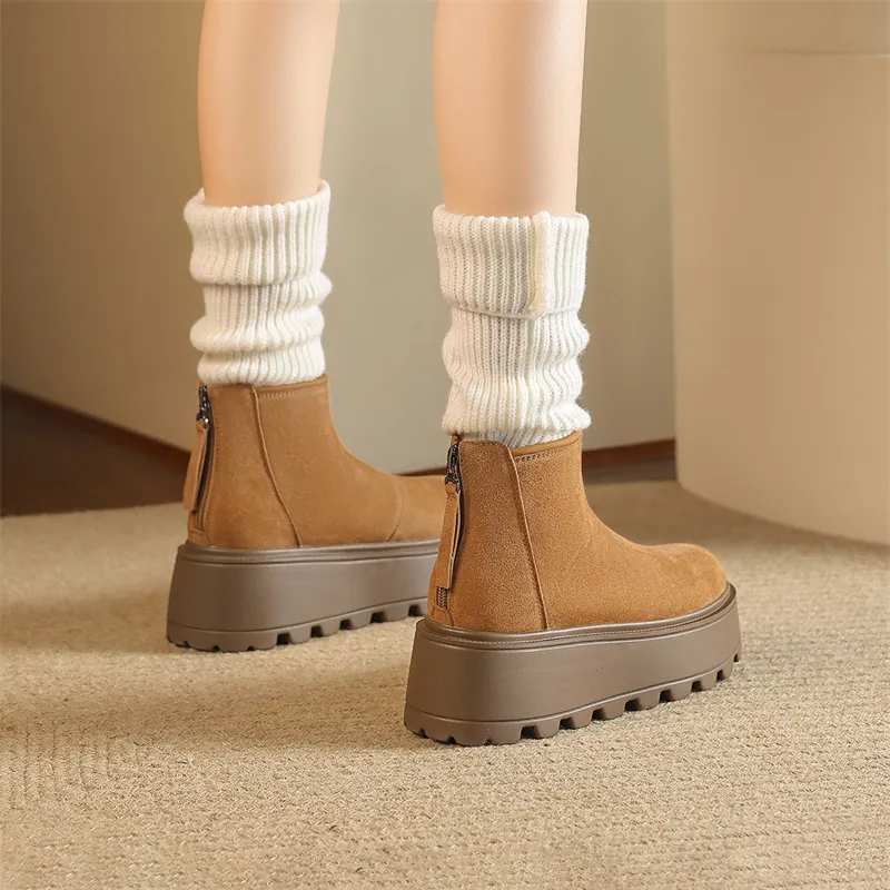 JOSINY Snow Boots Women's Camel-5