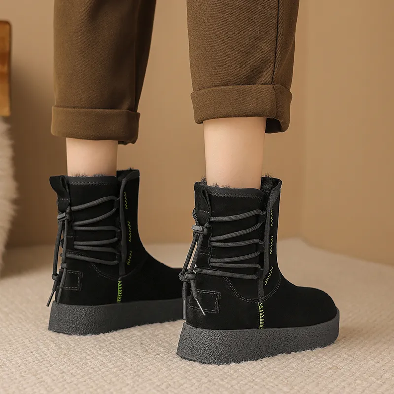 JOSINY Thermal Short Snow Boots Women's-4