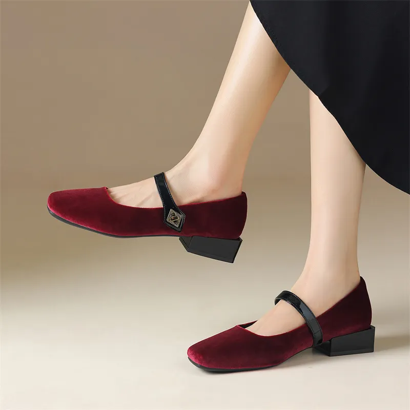 JOSINY High Heels Women's Black/Red/Ecru-22