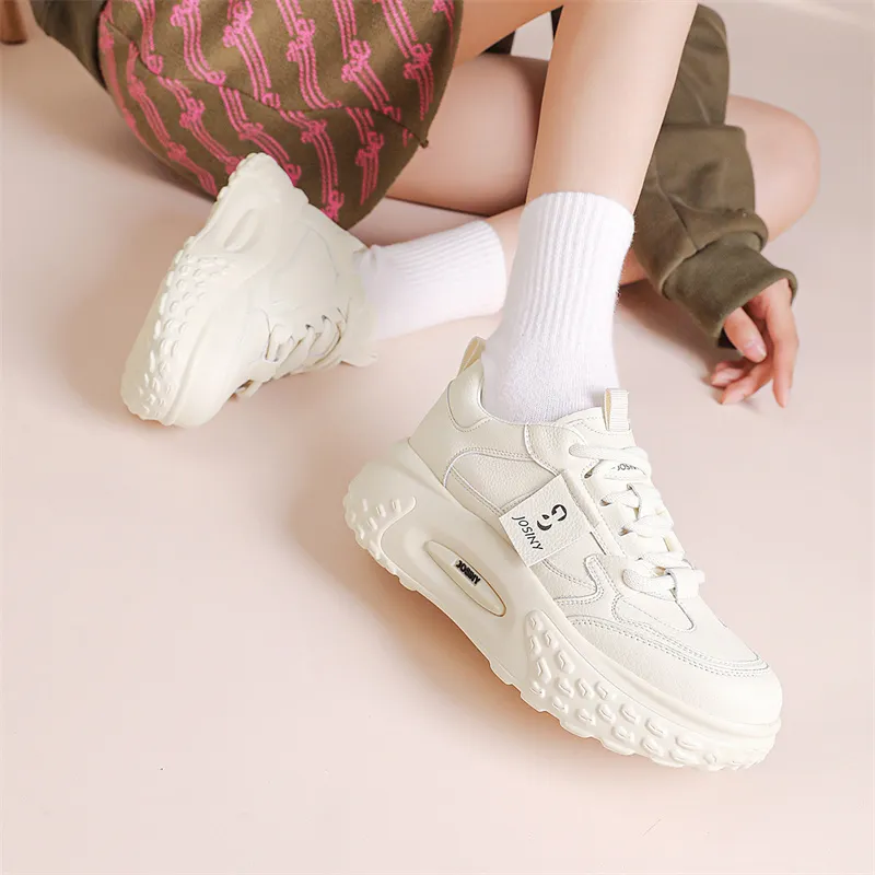 JOSINY Cushioning Height Increase Low Top Casual Shoes 5.5cm Women's-10