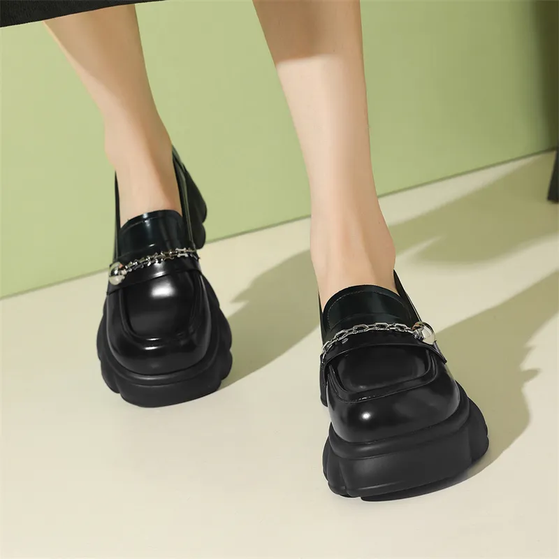 JOSINY Loafers Women's Black/Ecru-4