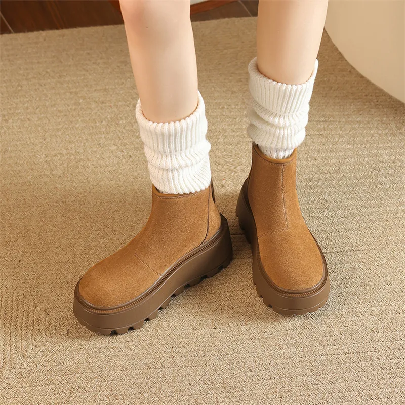 JOSINY Snow Boots Women's Camel-3
