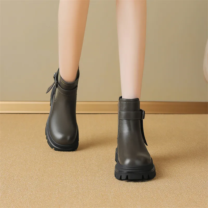 JOSINY Short Chelsea Boots 5.5cm Women's-8