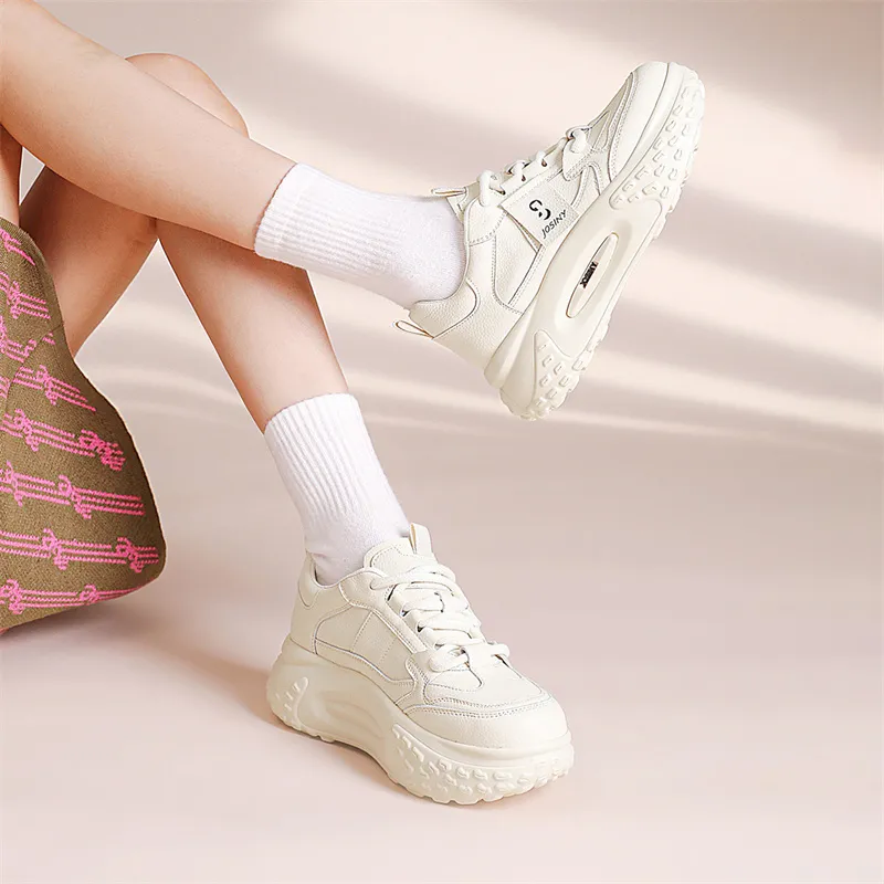 JOSINY Cushioning Height Increase Low Top Casual Shoes 5.5cm Women's-11