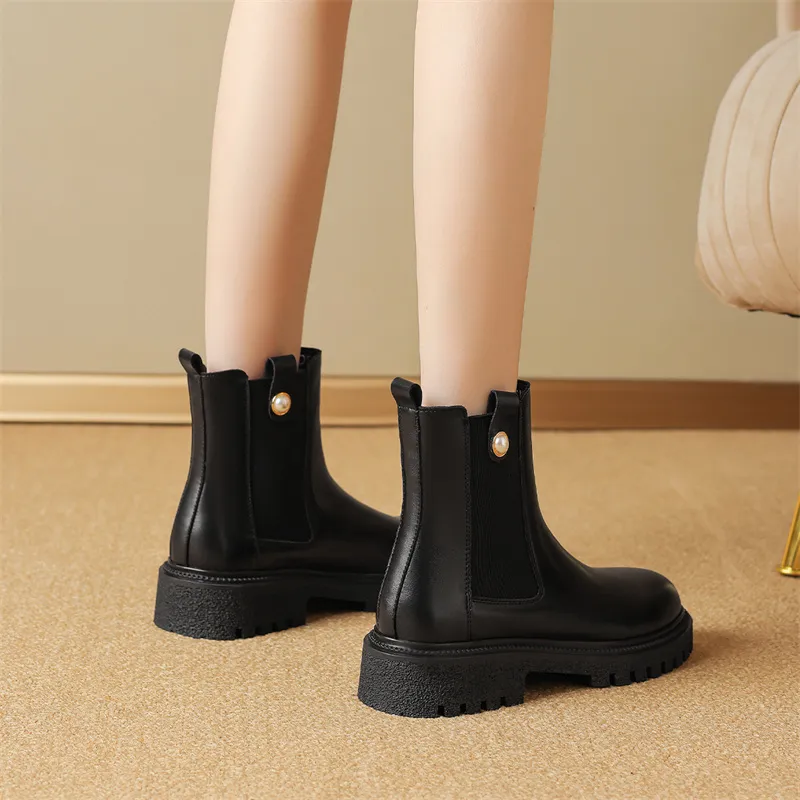 JOSINY Short Chelsea Boots 4cm Women's-2
