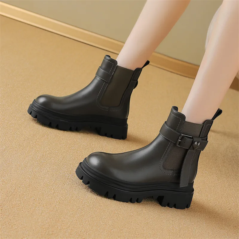 JOSINY Short Chelsea Boots 5.5cm Women's-11