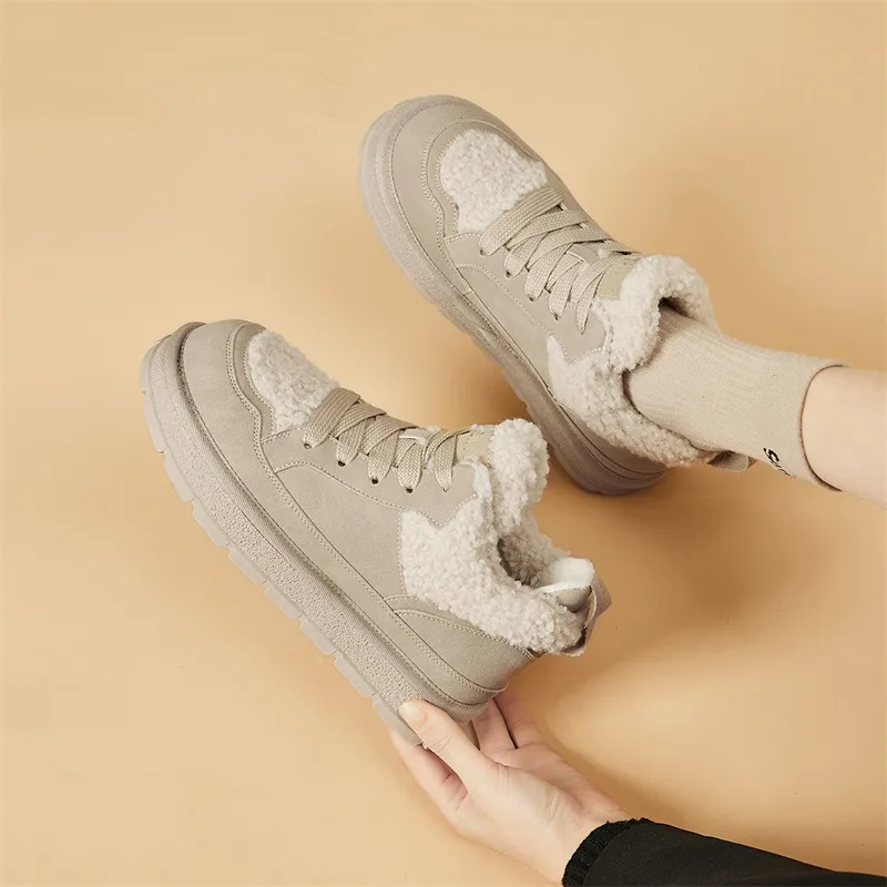 JOSINY Warm Ankle-Length Snow Boots Women's-9
