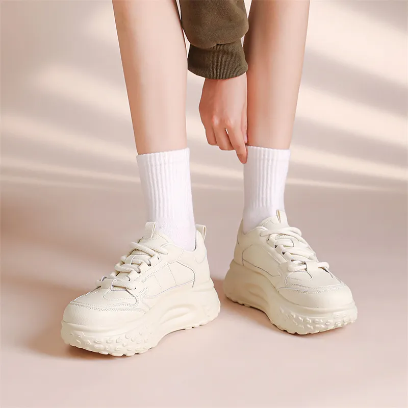 JOSINY Cushioning Height Increase Low Top Casual Shoes 5.5cm Women's-13