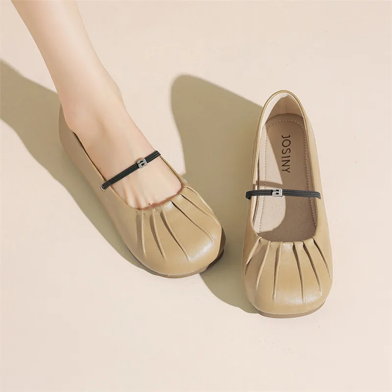 JOSINY Women's Casual Shoes Women's Ecru/Yellow-16