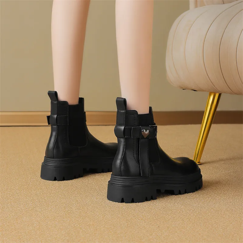 JOSINY Short Chelsea Boots 5.5cm Women's-2